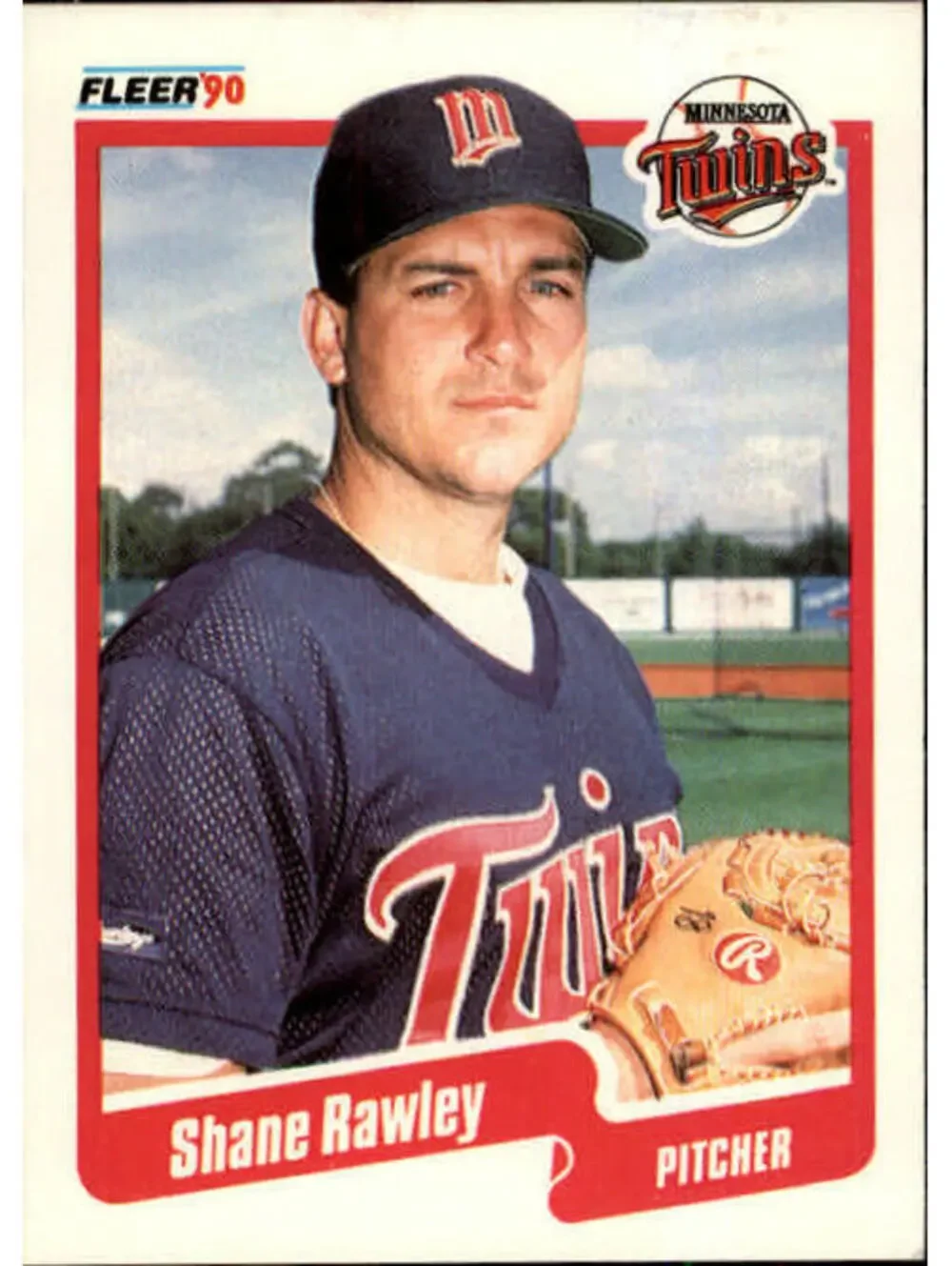 1990 Shane Rawley Fleer Baseball Card #384